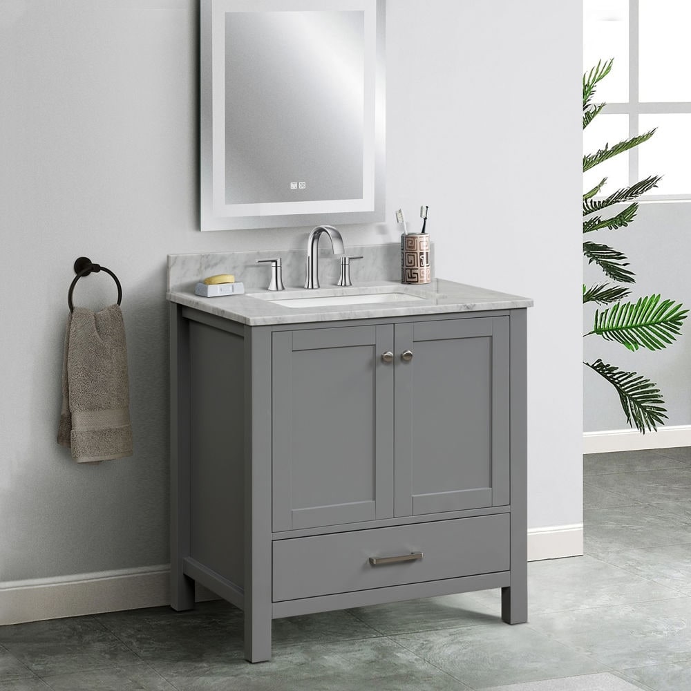 Grey Wood Bathroom Semis Online